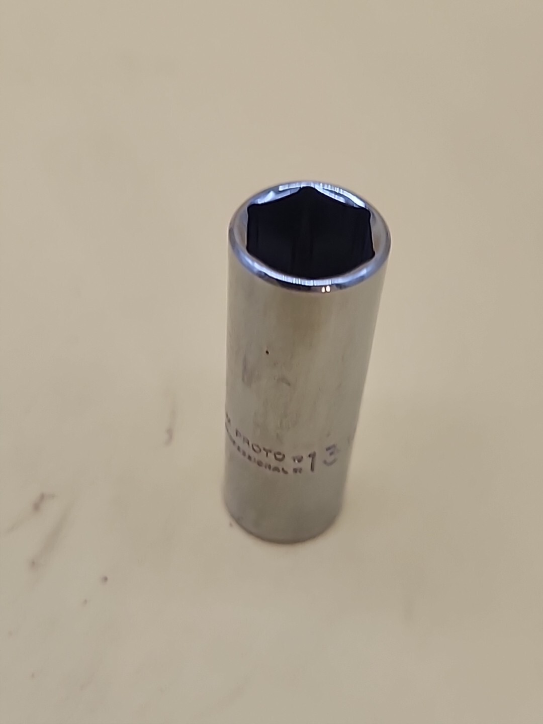 Proto Professional 4713LM 13mm Deep Socket 6 Pt. 1/4" Dr.