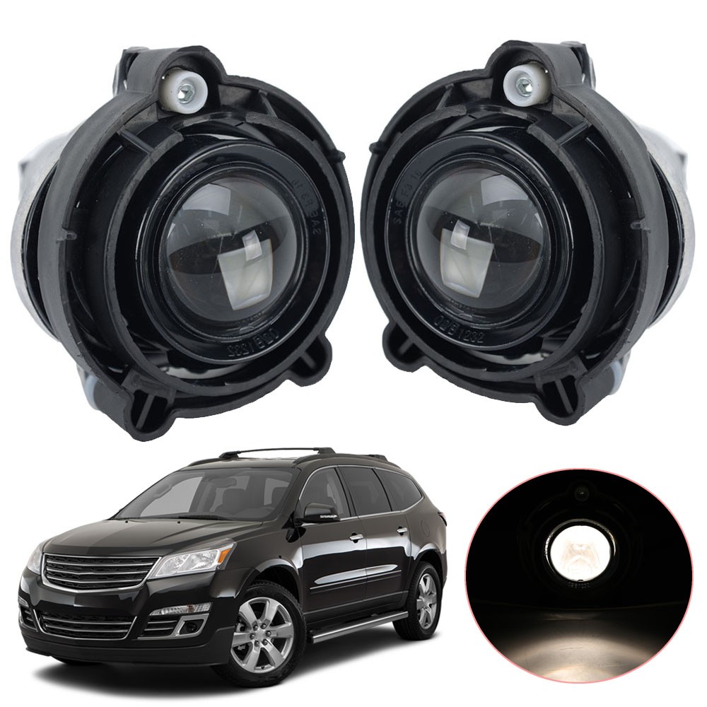 For Chevrolet Traverse 2013-2016 2017 Pair Front Bumper Driving Fog Light Lamp