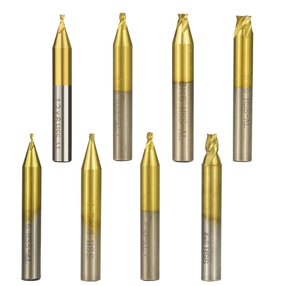 Milling Tool Effective End Mill Featuring a Standardized 6mm Shank Size