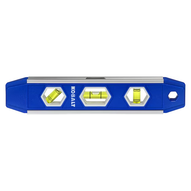 Kobalt Aluminum 9.00-in 3 Vial Magnetic Torpedo level