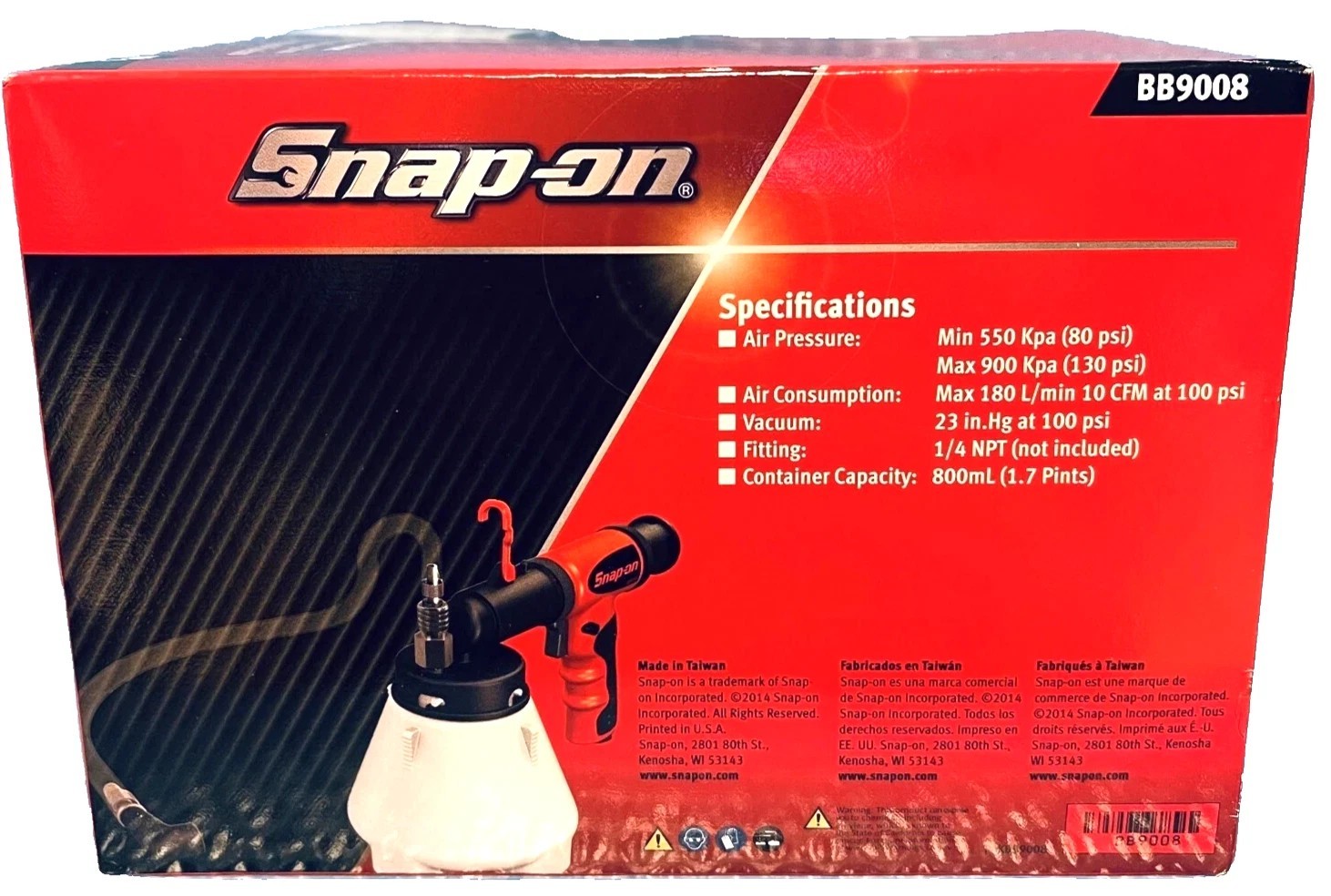 New Snap-on™ BB9008 Vacuum Brake Bleeder