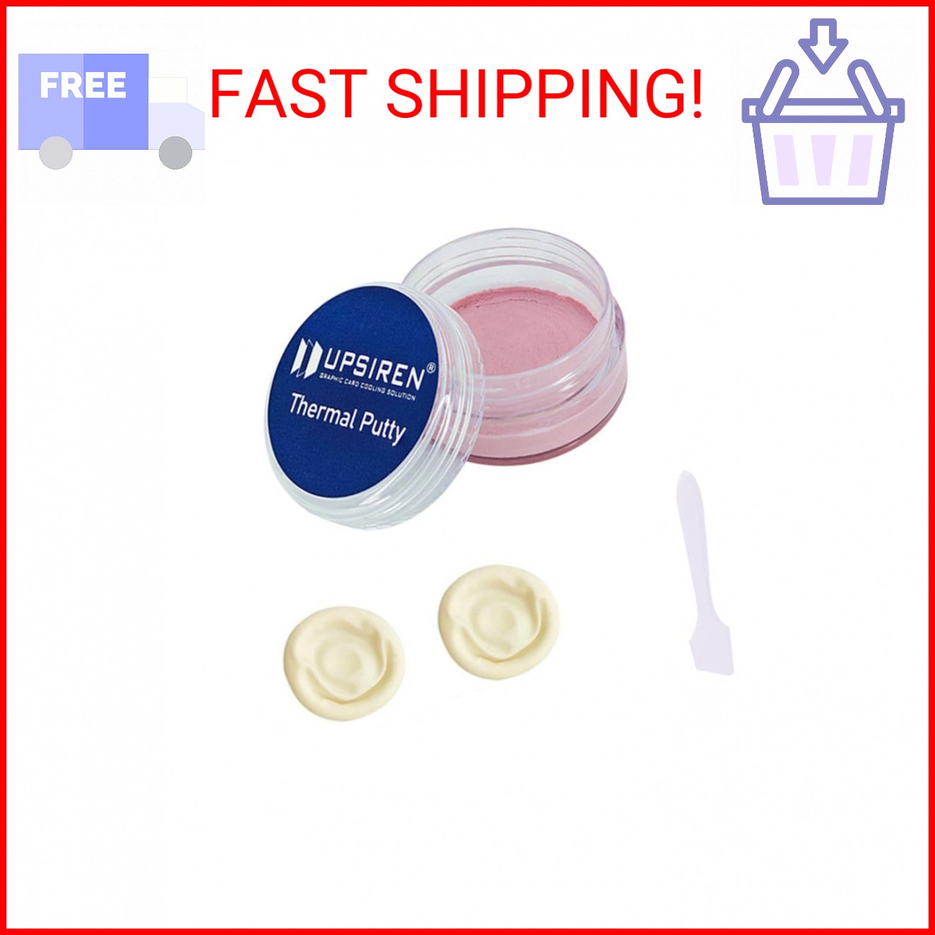UTP-6 12.8w/mk Thermal Putty for VGA GPU IC Processor Rapid Cooling Thermal Pad