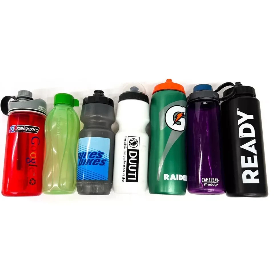 7 Pcs Assorted Water Bottles Outdoor Hydration Flasks, Nalgene CamelBak Duuti