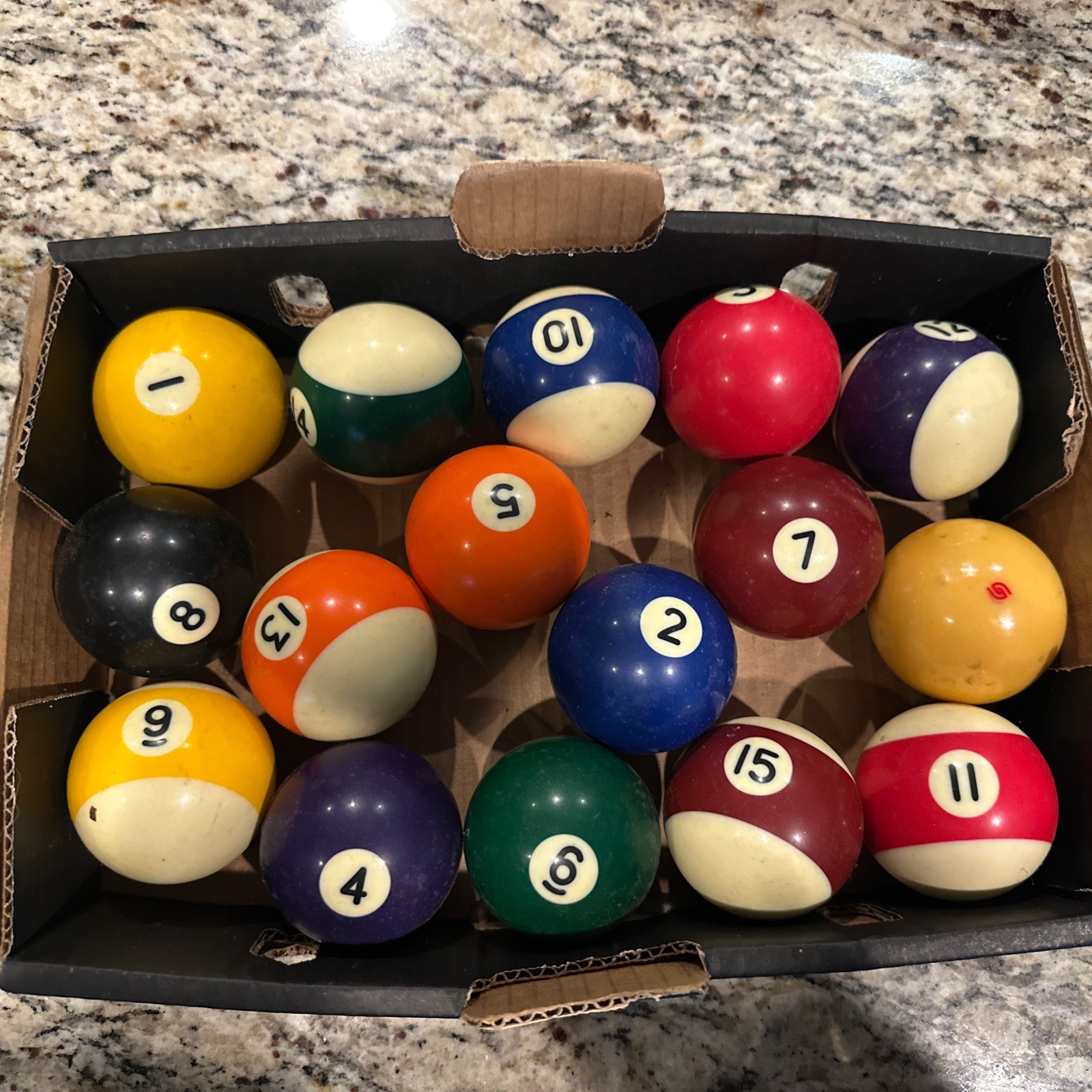 Vintage Aramith Super Pro Billiard Pool Ball Set