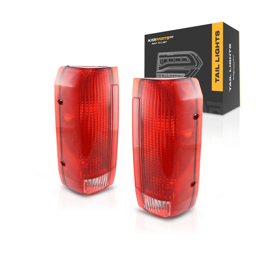 For Ford F-150 Tail Light 1990 91 92 93 94 95 1996 Pair Driver and Passenger DOT