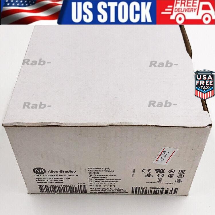 1606-XLE240E Power Supply 240W 1PH 24-28VDC Screw terminals New AB US Free Tax