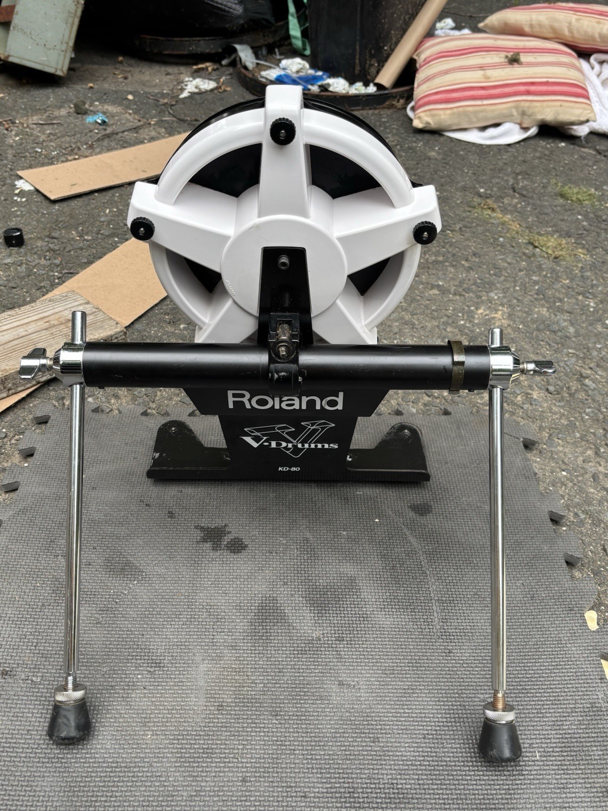 Roland KD-80 V Drum Mesh Kick Pad Trigger KD80 80 White