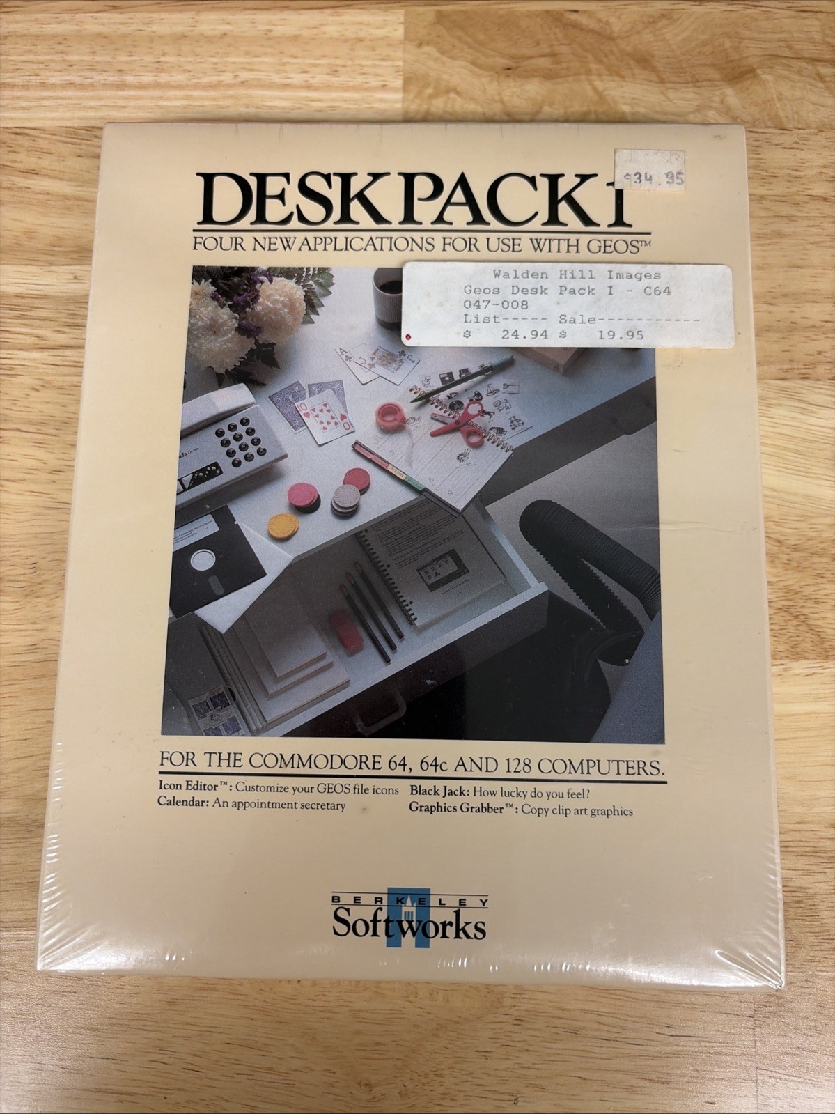 GEO DeskPack 1 Software for Commodore 64 and 128 on 5.25 Disk Sealed NOS