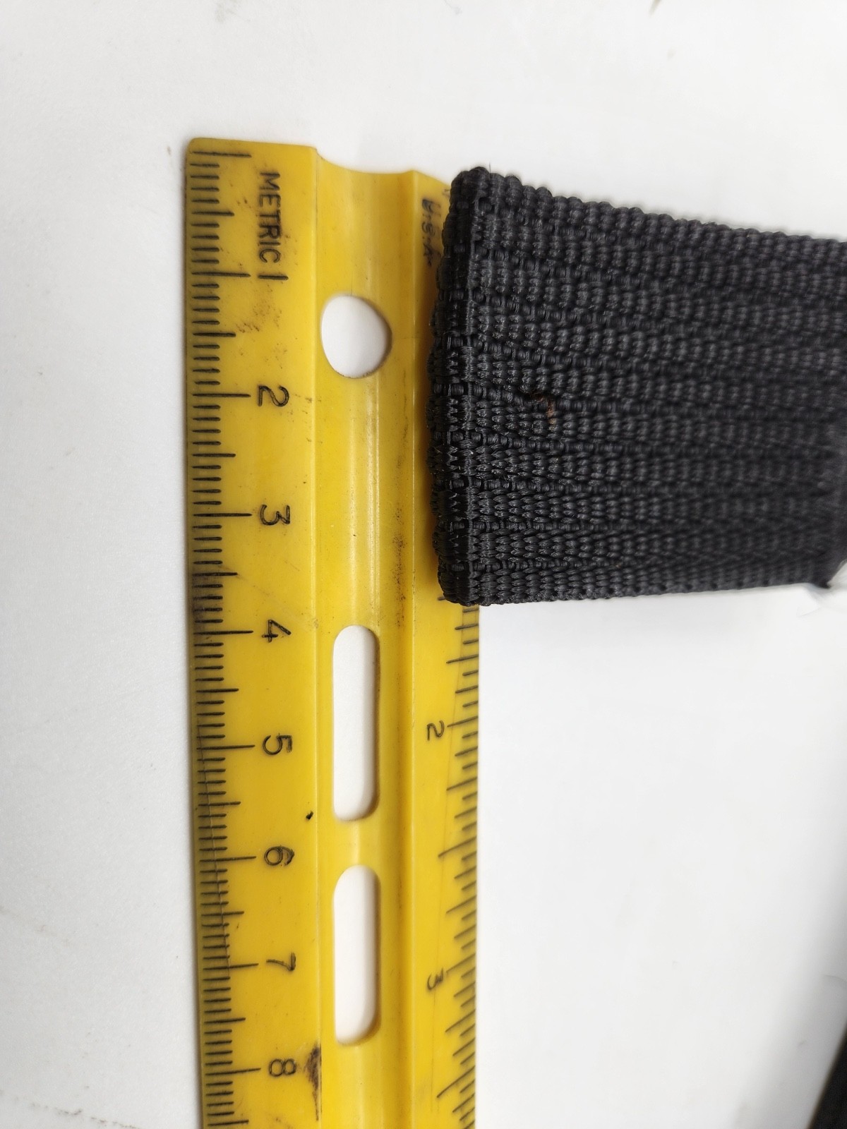 1 1/2" polyester extra thick webbing , black