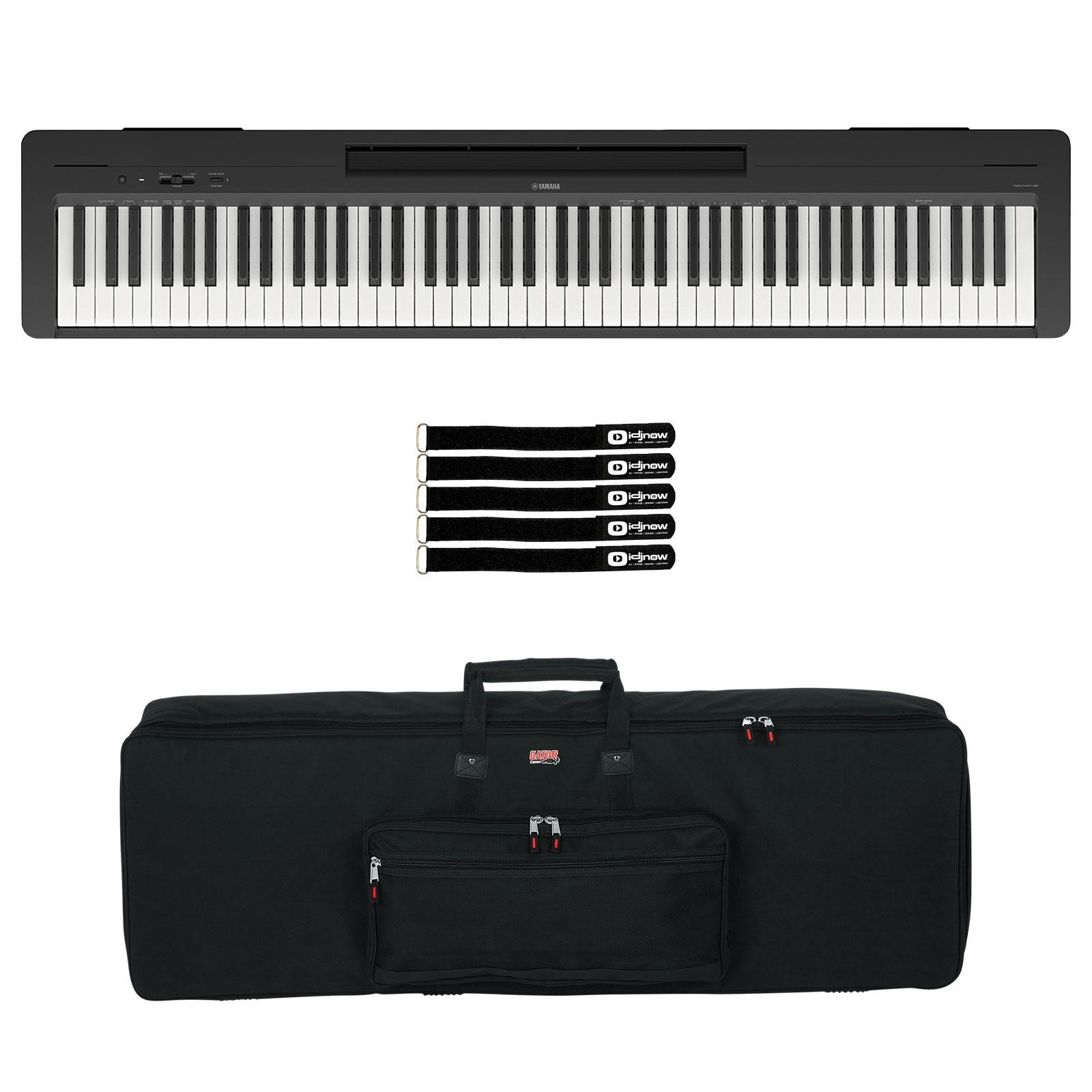 Yamaha Pro Audio P145BT Black 88-Key Digital Piano with Padded Bag