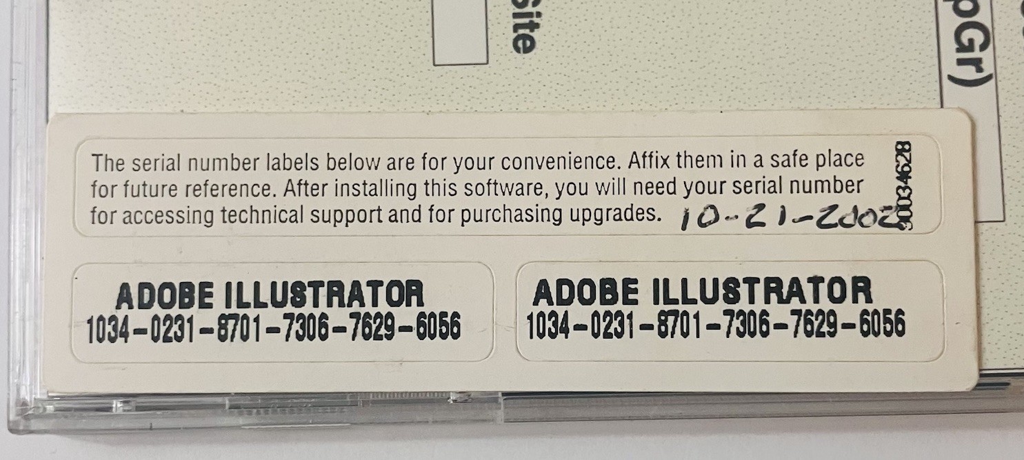 Adobe Illustrator 10 Mac Upgrade CD Set w/ Sealed User Guide & Extras, Vintage