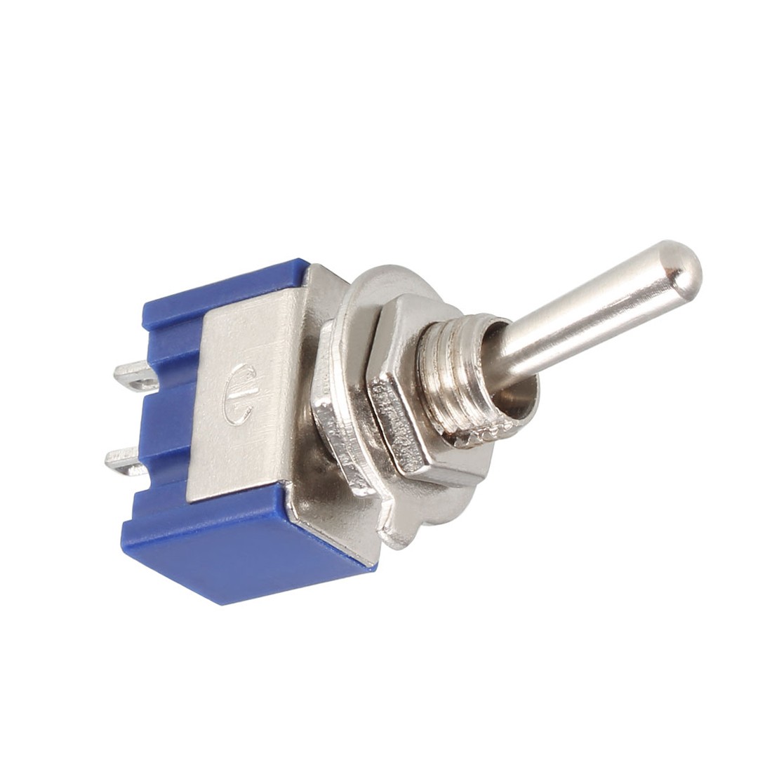 10xOn/off 2 Position Terminal Blue Rocker Toggle Switch 125VAC 6A SPST Latching