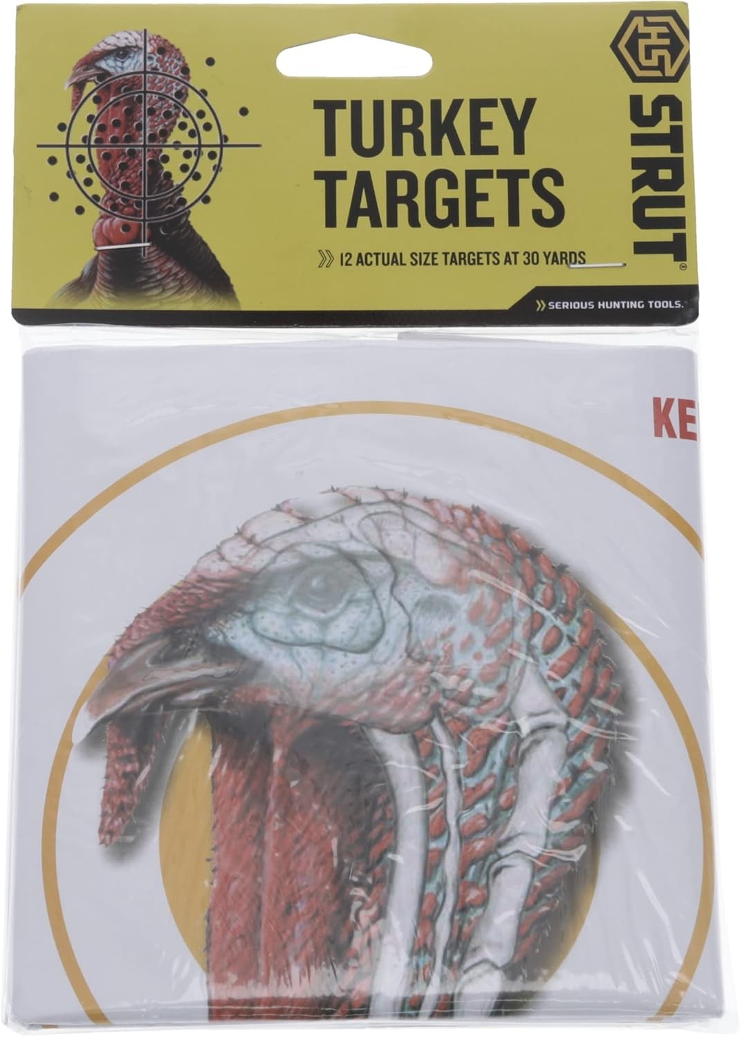 Hunters Specialties Full Size Paper Shooting Practice Turkey Targets - 11 inch x