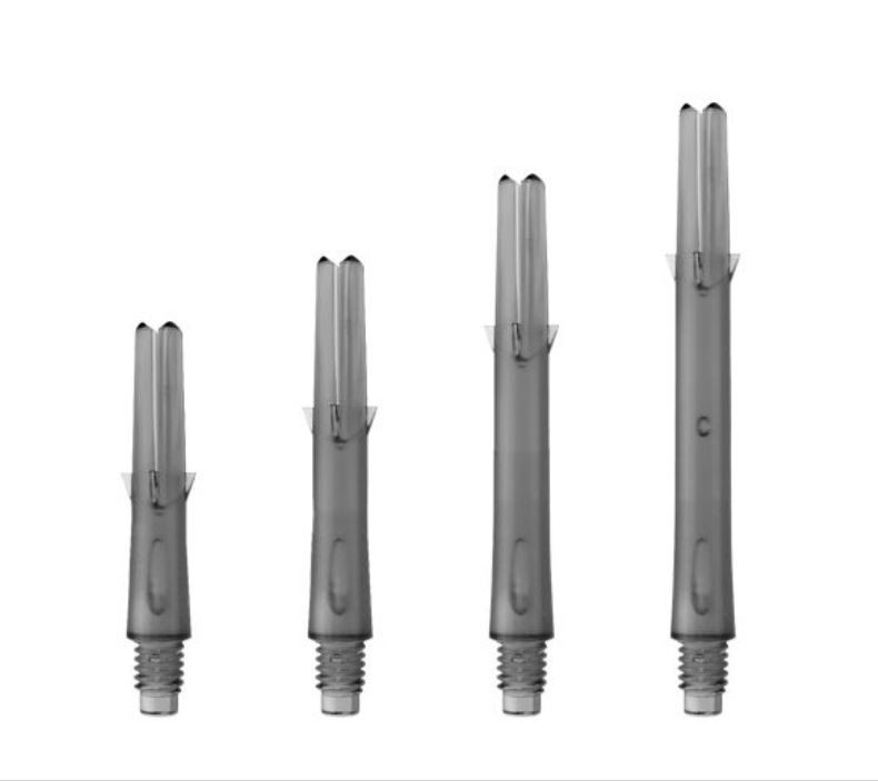 L-Style L Shafts Clear Black Straight 130 Extra Short 3 Set