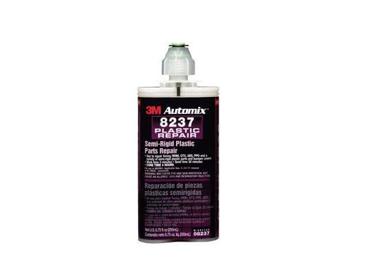3M Automix 08237 Semi-Rigid Parts Repair, 200 mL Cartridge, Liquid, Black