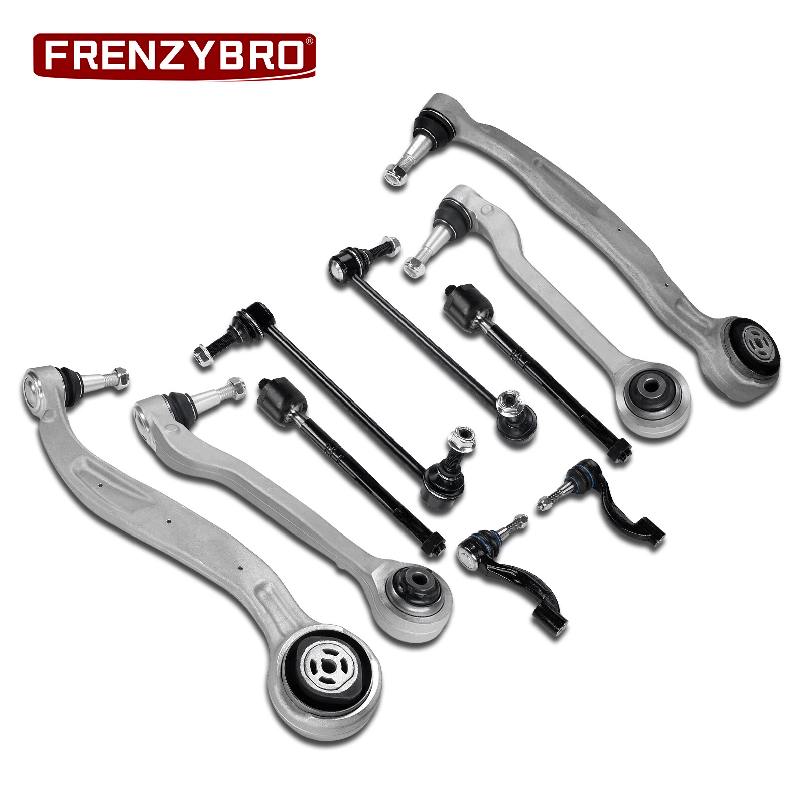 10x Front Lower Forward Rearward Control Arms Sway Bars for 2016-2020 Camaro