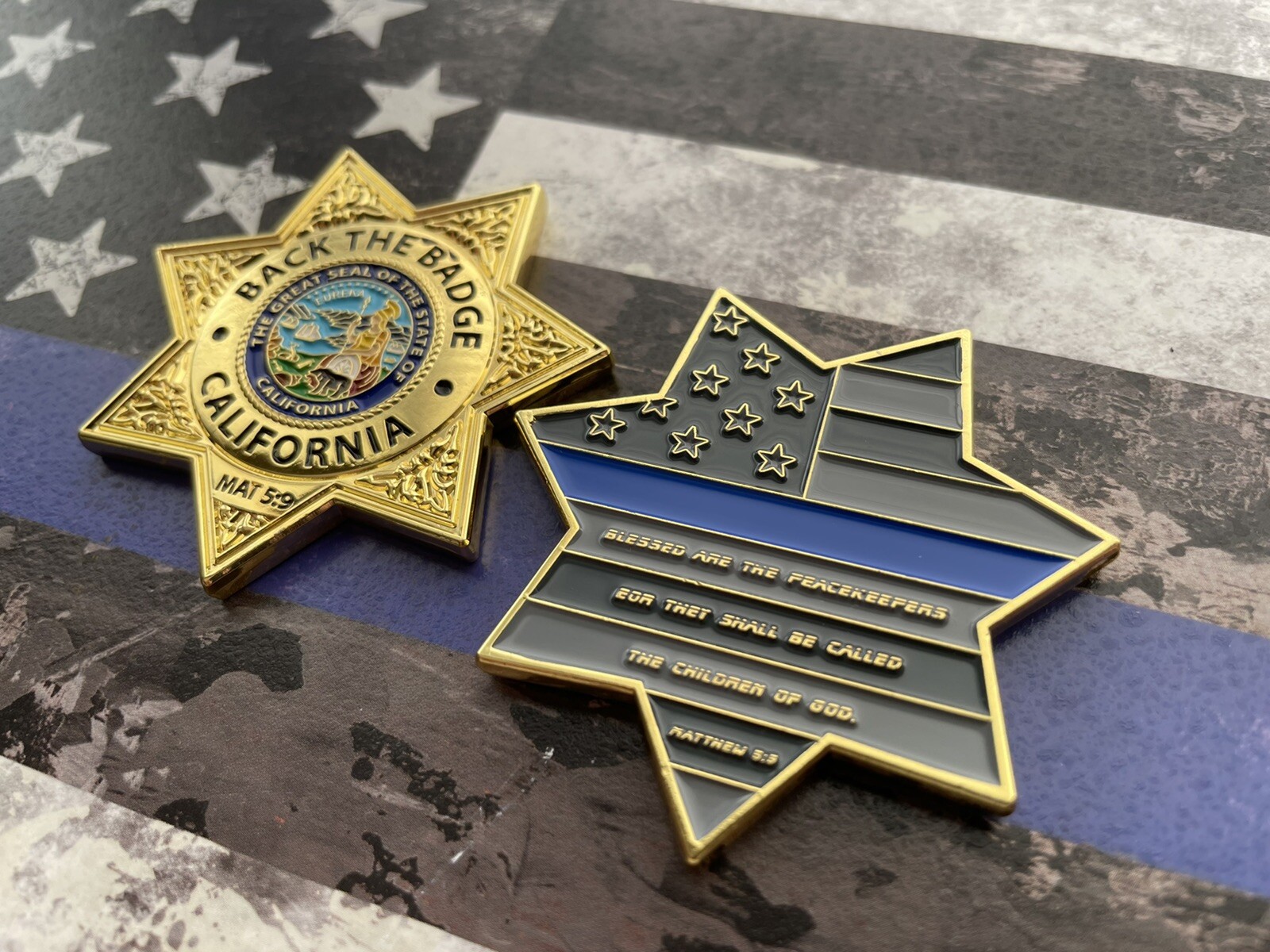 Back The Badge Challenge Coin