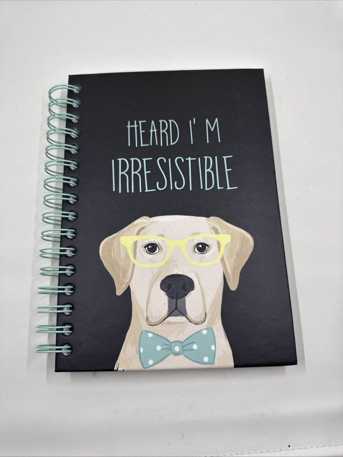 Heard I’m Irresistible Dog Notebook By Chasing Baxter