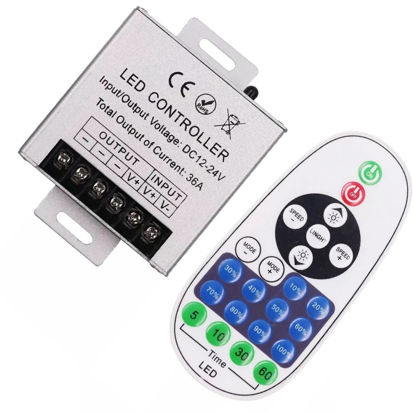 Memory Cutting Function 23Keys Remote Controller IR LED Light Dimmer Wireless
