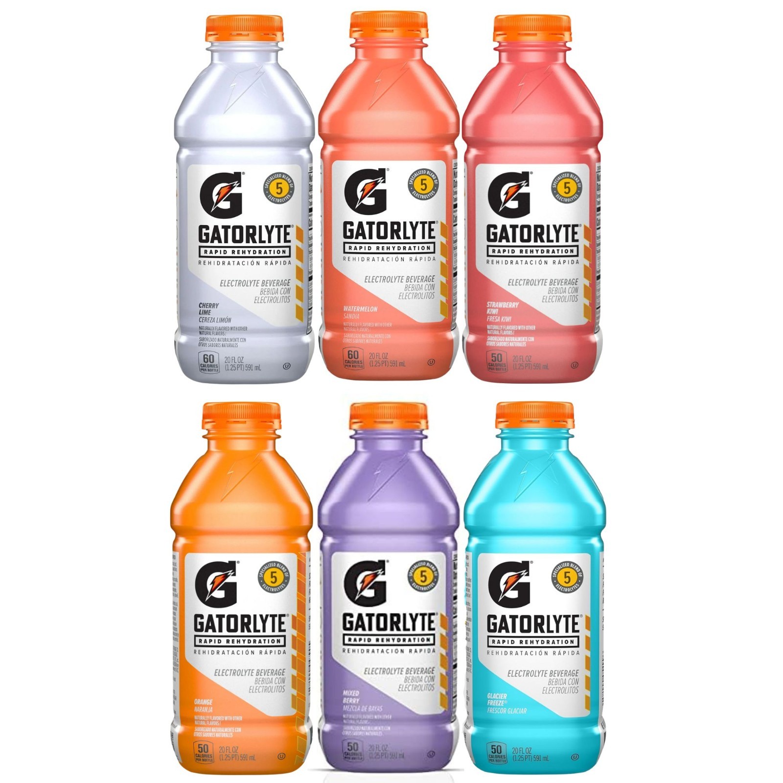 Gatorlyte Rapid Rehydration 6‑Flavor Sampler & Variety Pack – Electrolyte Drink