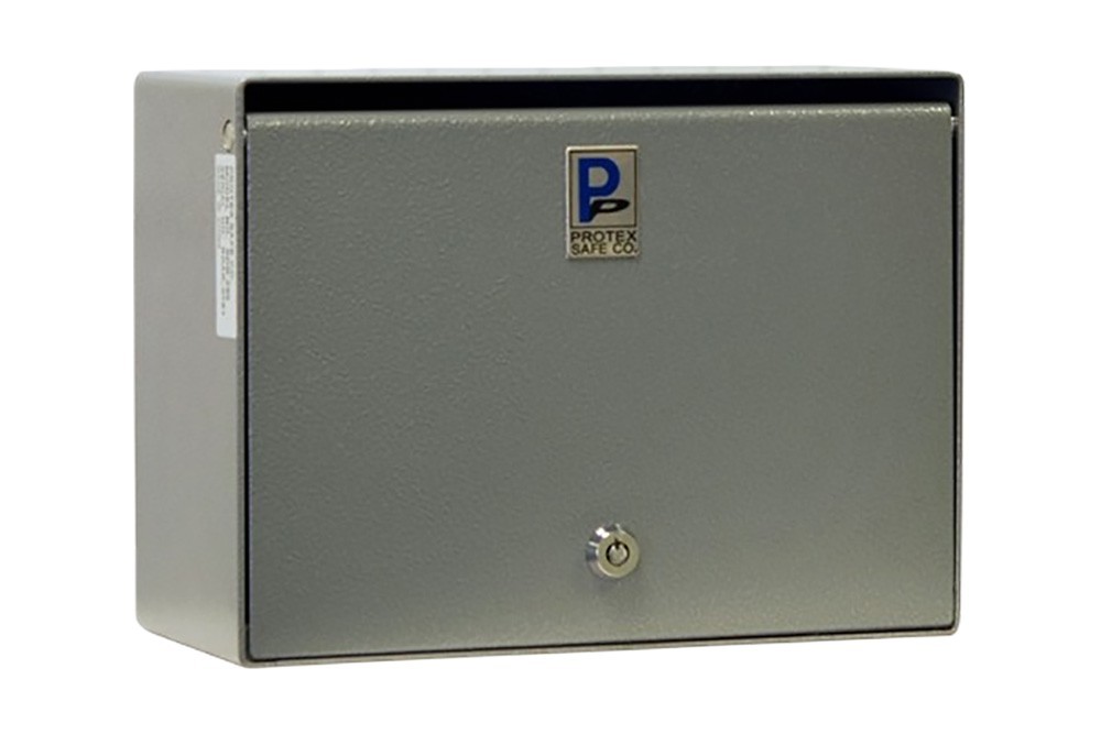 Protex SDB-250 Drop Safe, Tubular Lock, Anti-Fish, Compact, Grey Finish