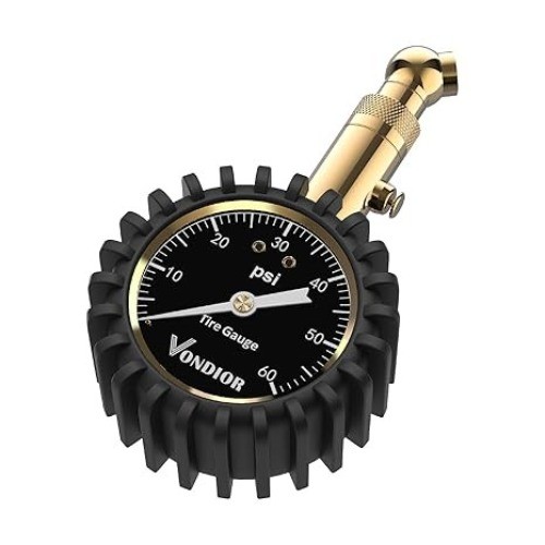 Tire Pressure Gauge - (0-60 PSI) Heavy Duty, Certified ANSI Accurate