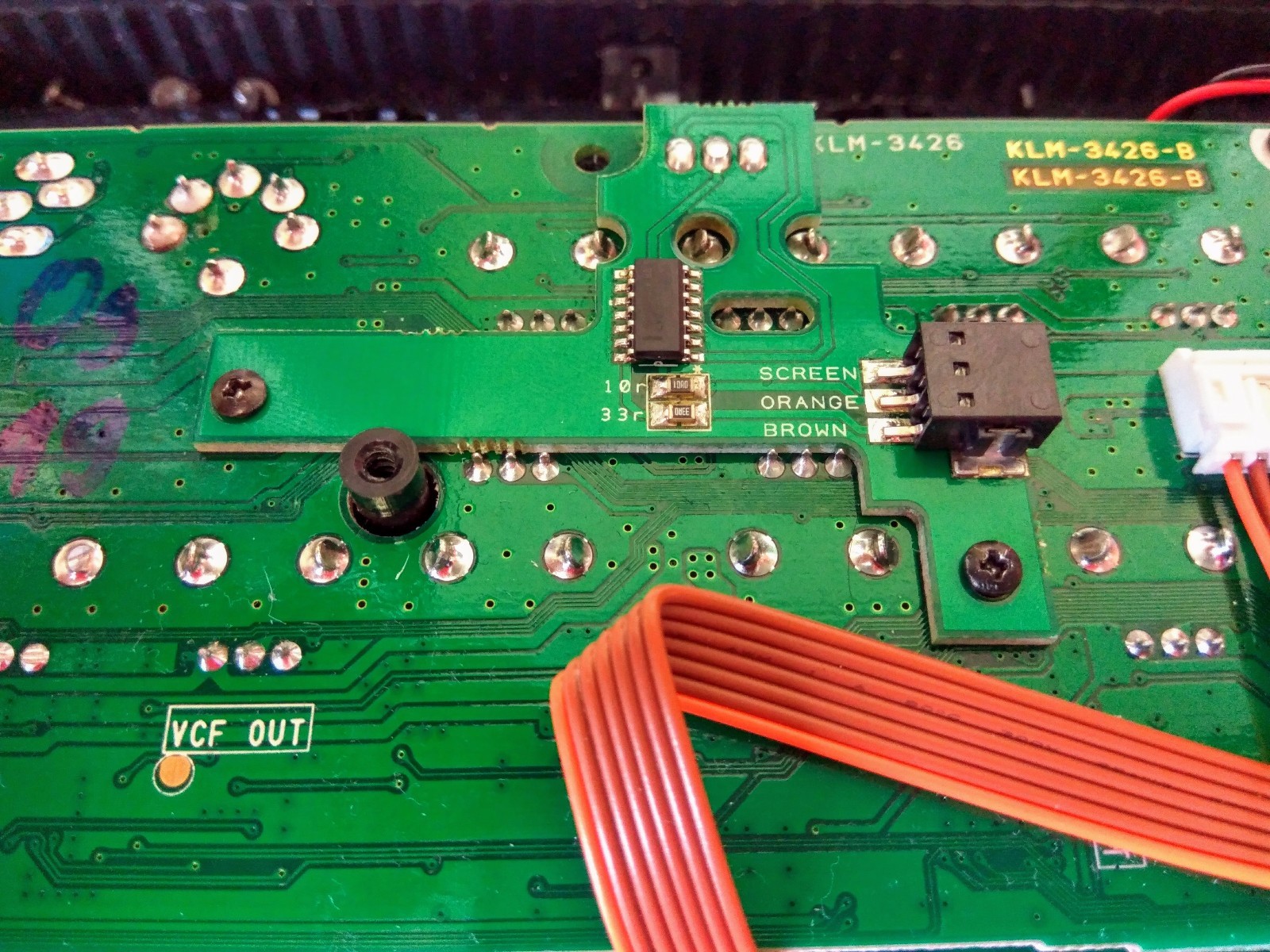 KORG Volca Kick solder-less MIDI out modification board