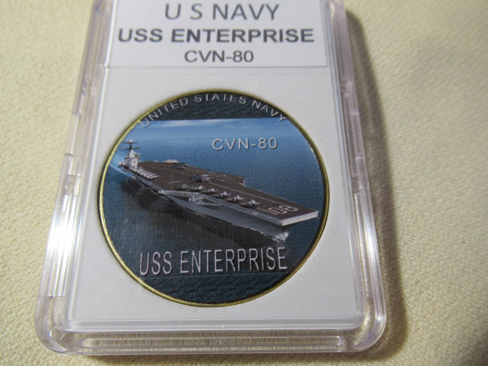US NAVY - USS ENTERPRISE (CVN-80) Challenge Coin