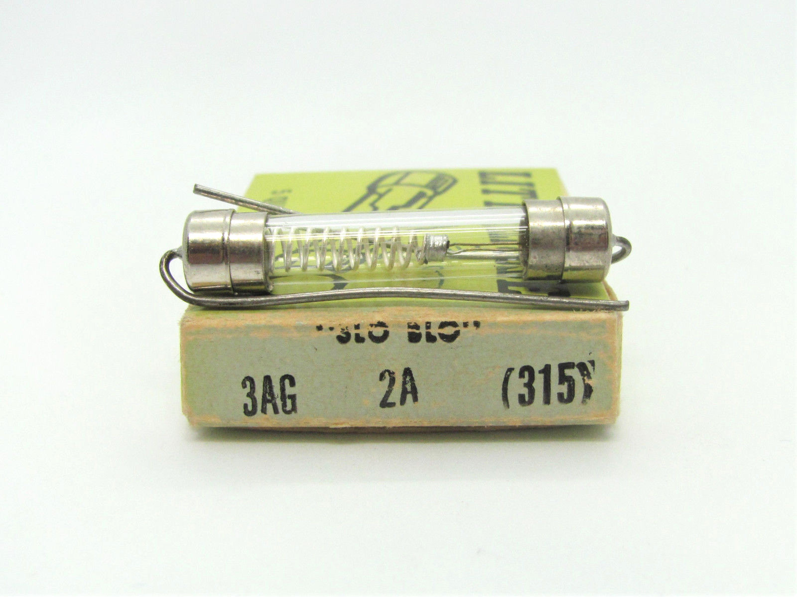 (5x) 15/100A to 7A 250V Slo-Blo Fuse w/Leads Littelfuse 315 3AG (6.3x32mm) *NOS*