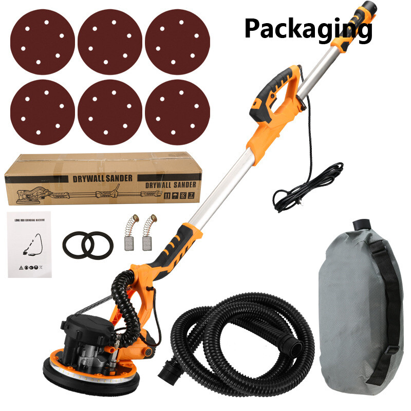 110V/220V Sanding Discs Powerful Drywall 1390W Sander Polishing Adjust 5-Speed