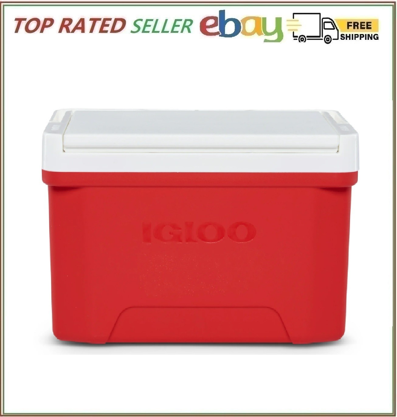 Igloo 9 QT Laguna Ice Chest Cooler, Red