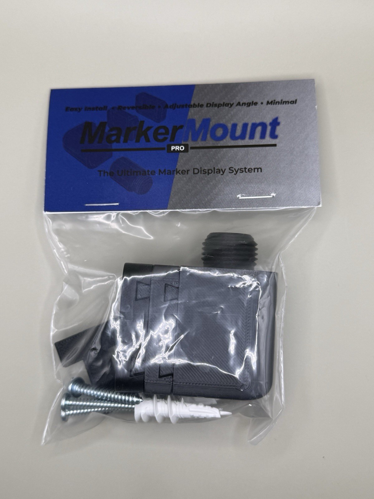 MarkerMount Pro - Paintball Marker Wall Mount - Adjustable - Easy Install