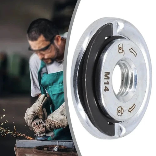 M14 Quick Release Self-Locking Flange Nut Press Plate Grinder Clamping Tool