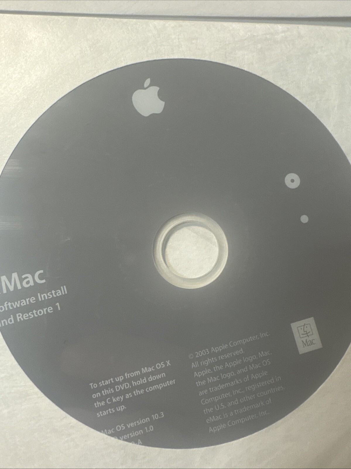 eMac OSX Software Discs lot of 5