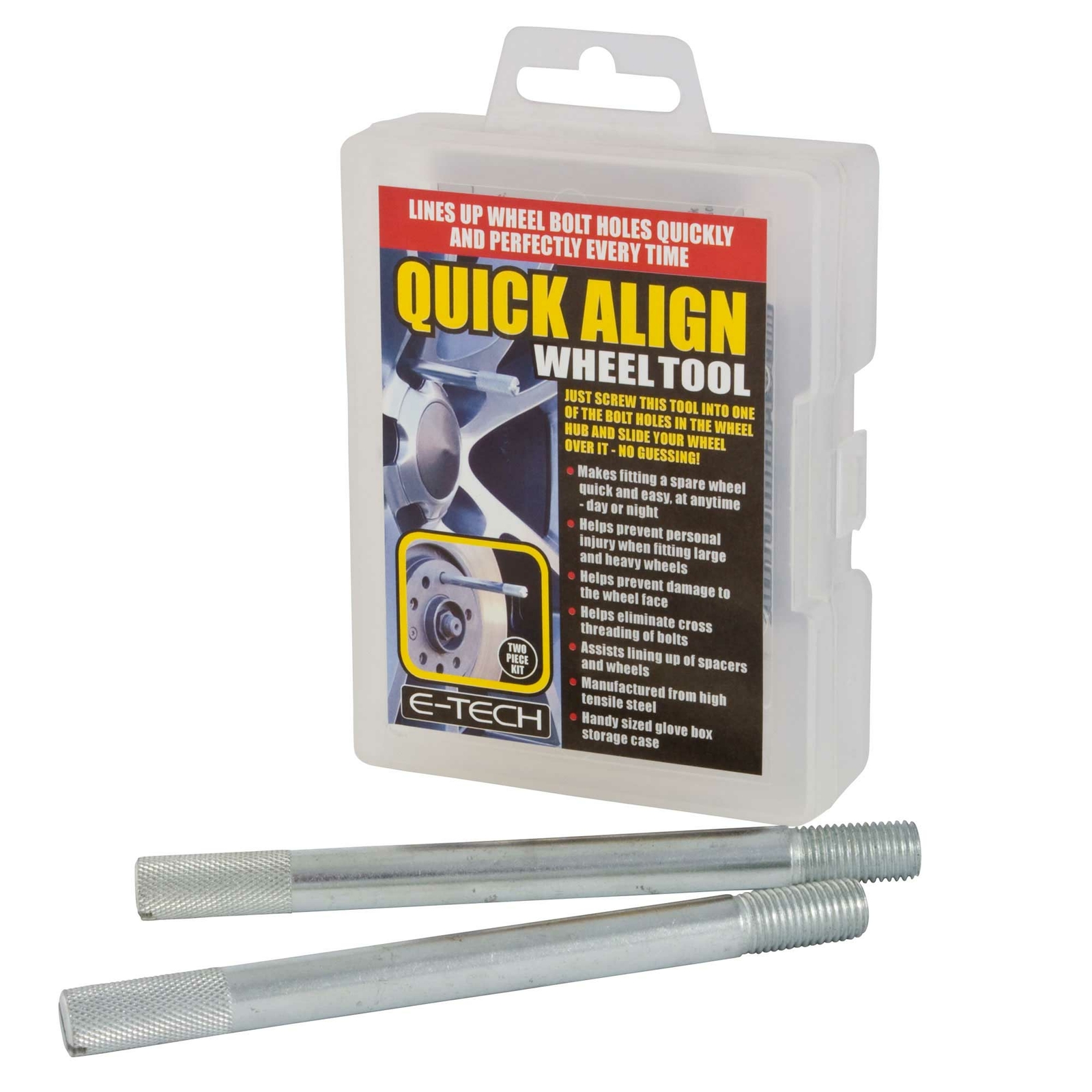E-Tech Engineering Quick Align Wheel Mounting Tool M14 x 1.5mm ( Pair )