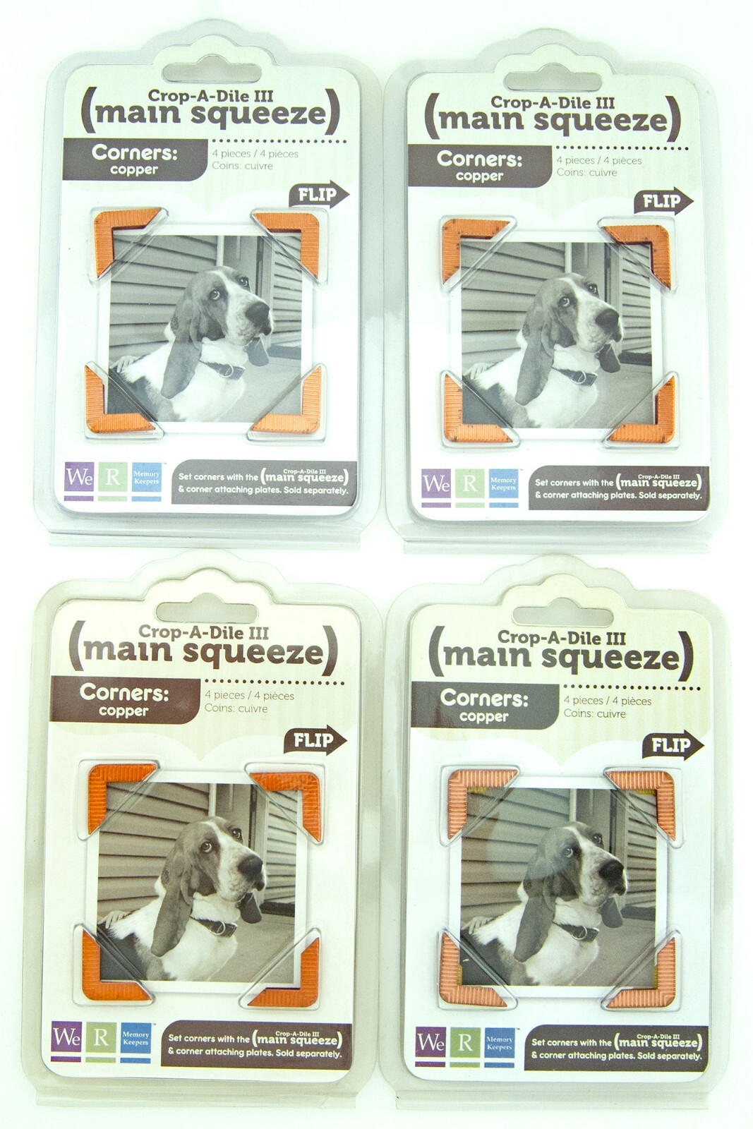 We R Memory Keepers III Main Squeeze Copper Corners Lot of 4 Sets