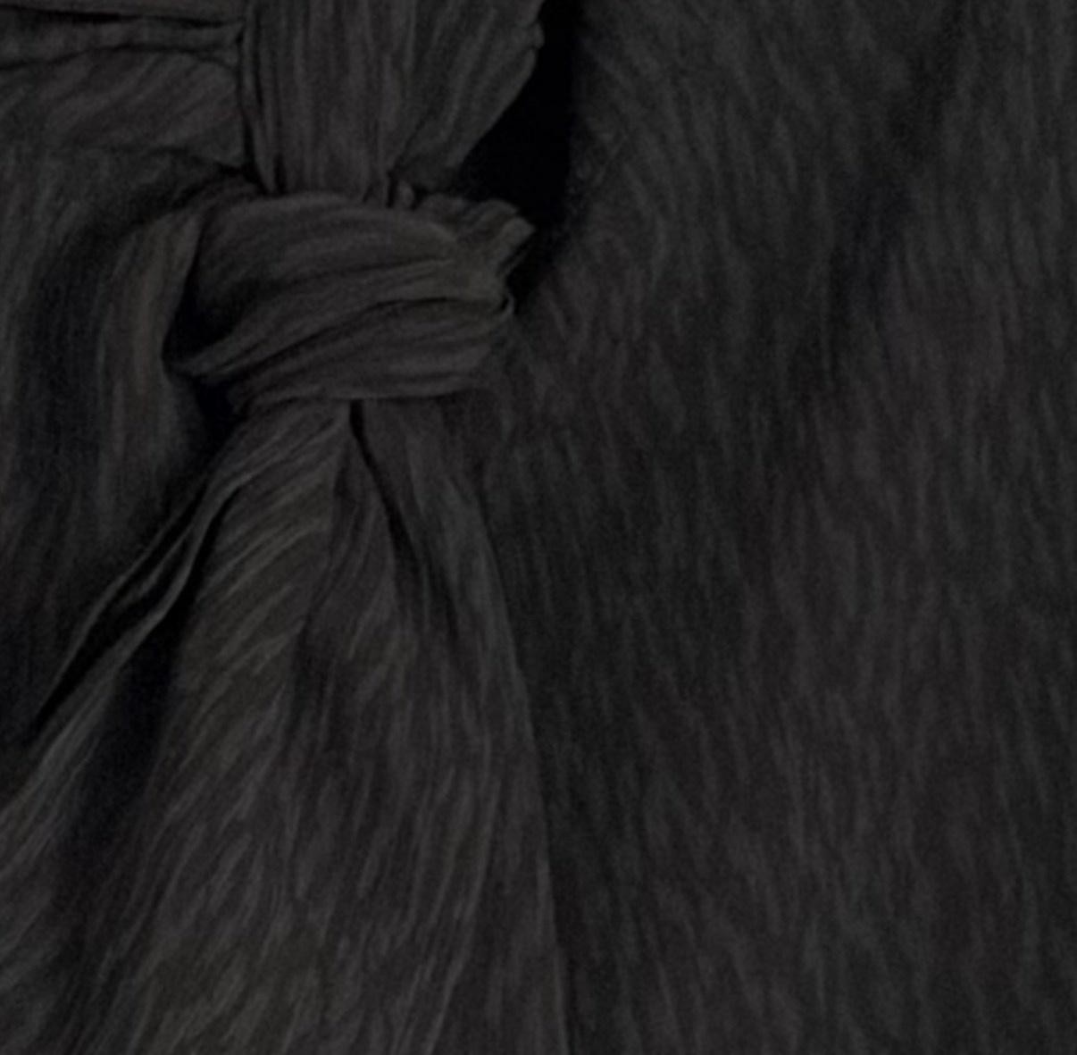 Aerie Shawl Wrap Womens XS Black Chiffon Ruffle Tiered Capelet Sheer Evening