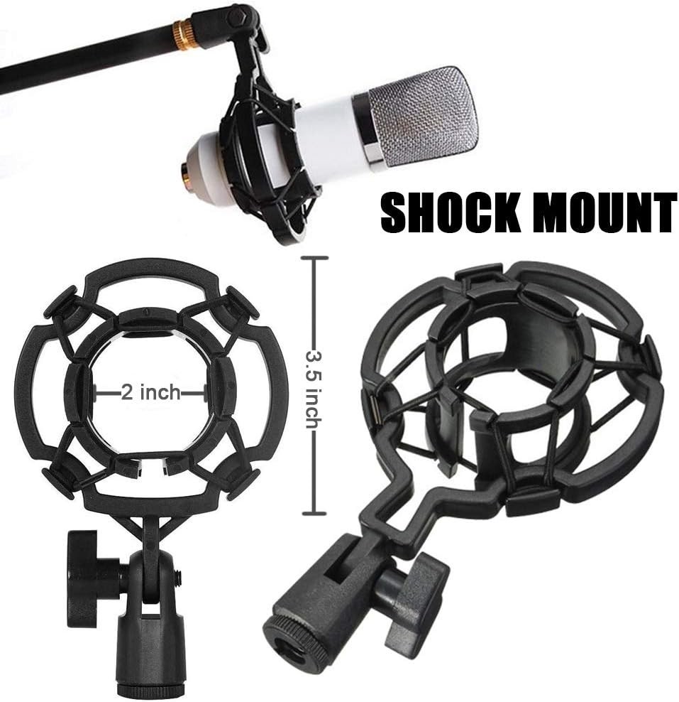 Microphone Isolation Shield - Tripod Stand 2 ft 6" to 5 ft 10" Height Adjustable