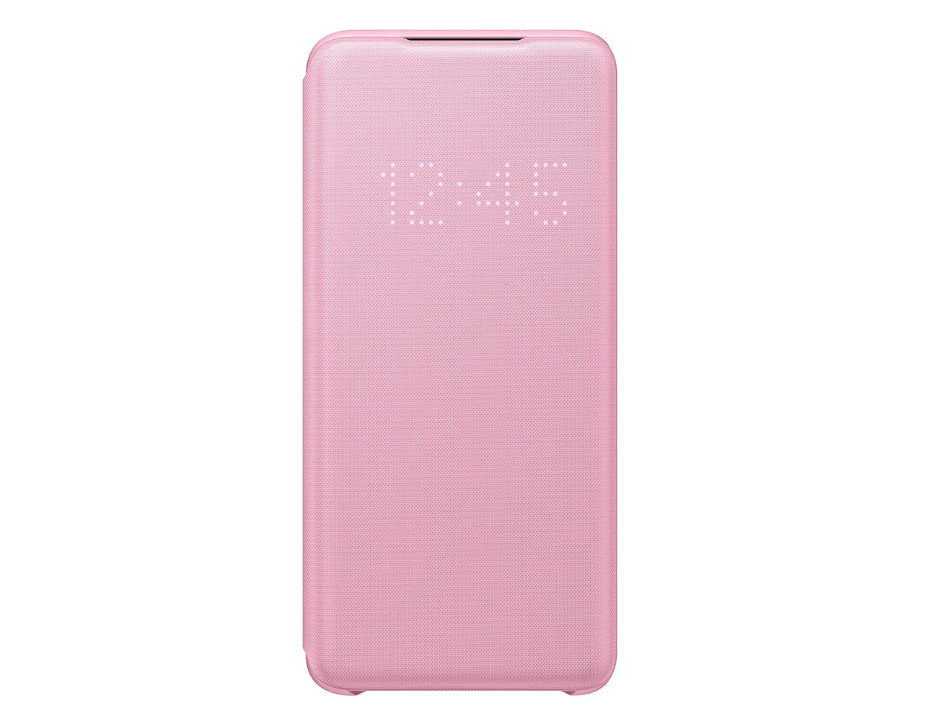 Genuine Samsung LED Wallet Cover for Galaxy S20 5G | Color: Pink