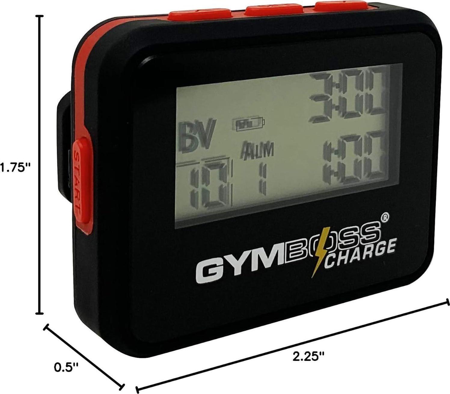 Gymboss Charge Interval Timer And Stopwatch And Watchstrap - Bundle