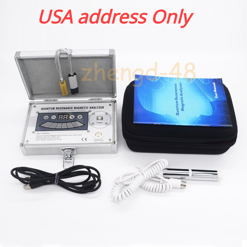 Newest 2026 Free USA 100 Reports Quantum Magnetic Resonance Body Analyzer