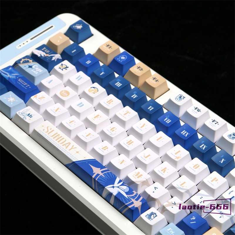 Honkai Star Rail Sunday 120 Keycaps Cherry MOA PBT Keys Dye-sub for MX Keyboard