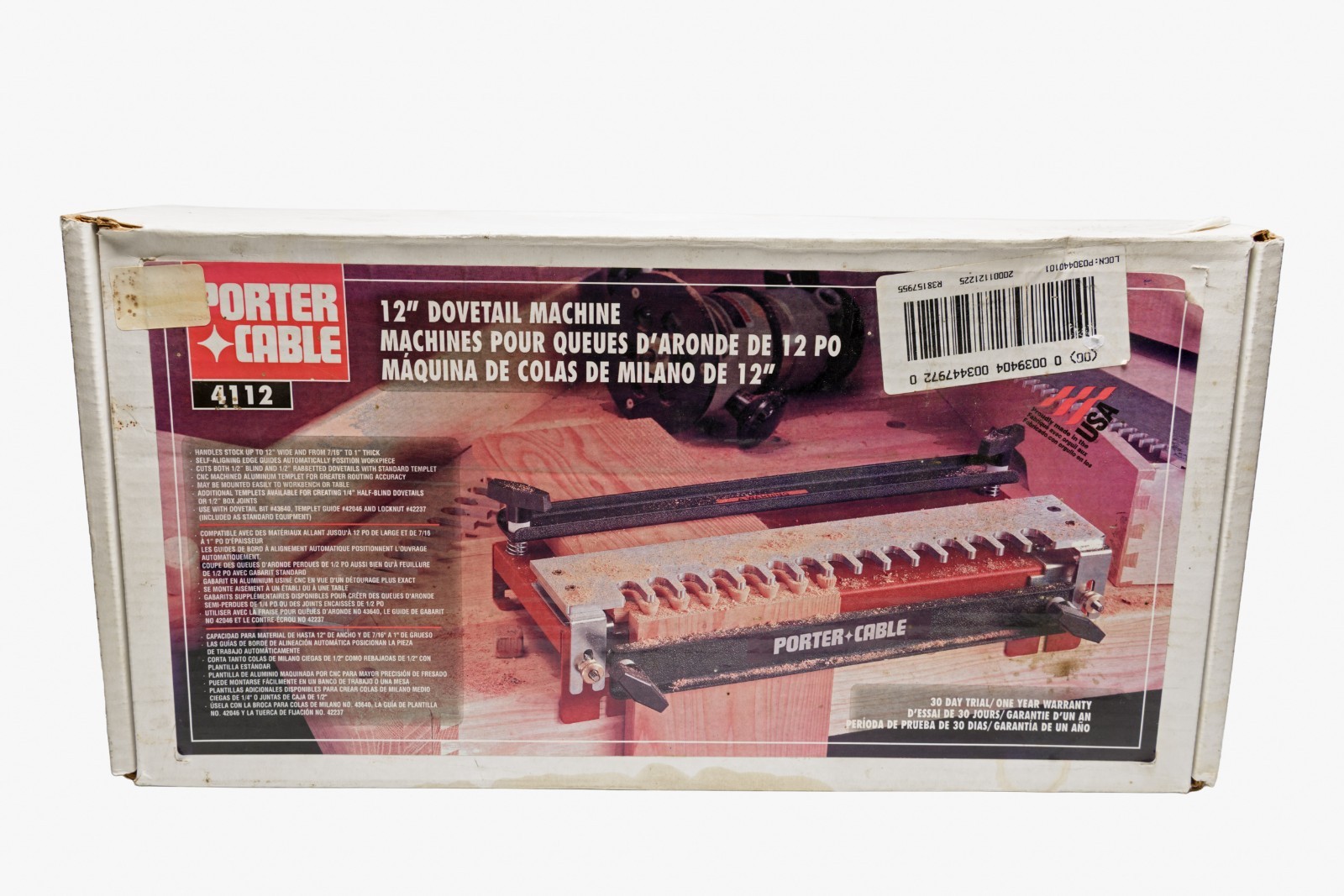 Porter Cable 4112 12" Dovetail Machine