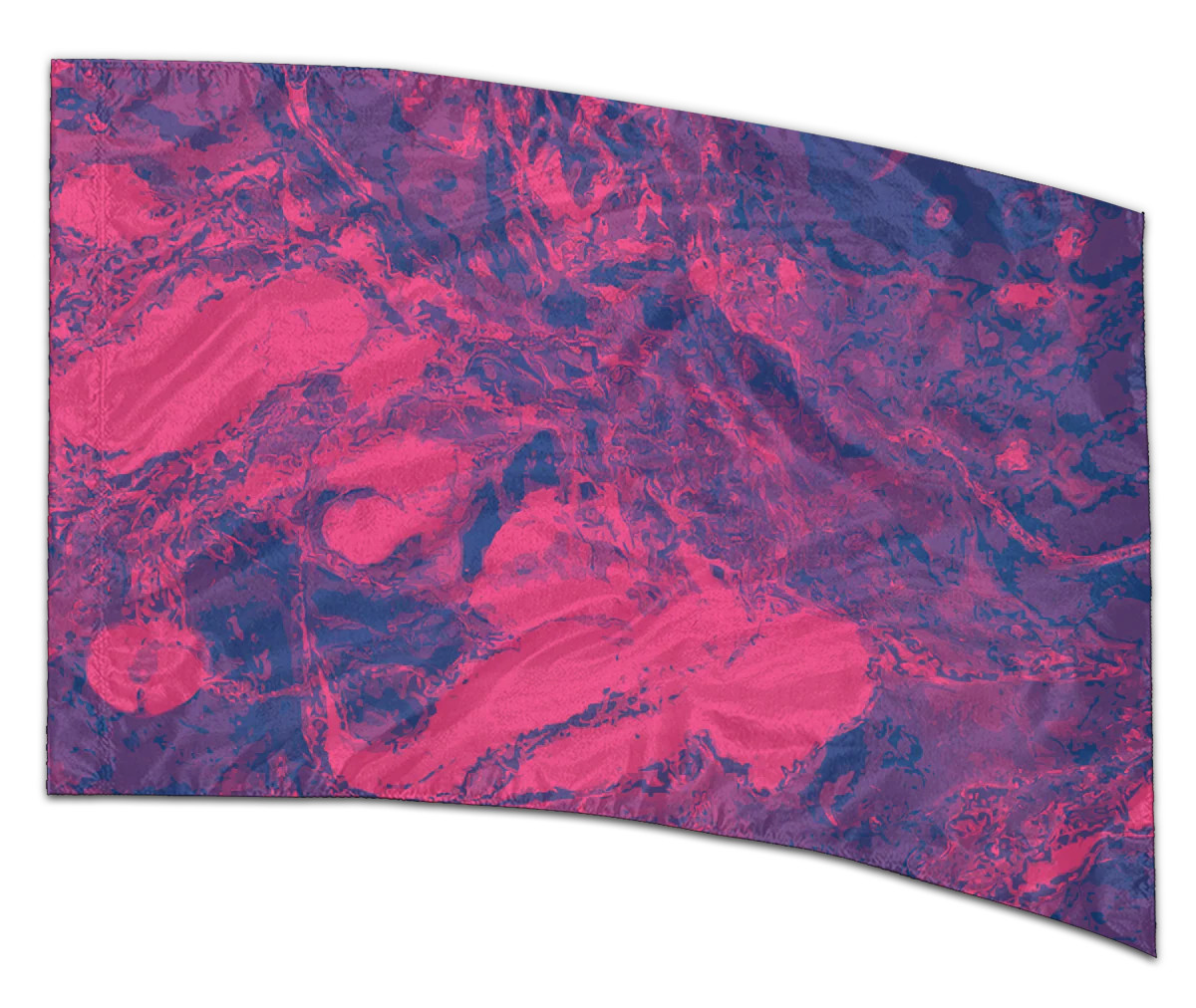 Vibrant Elegance Color Guard Swing Flag- NEW