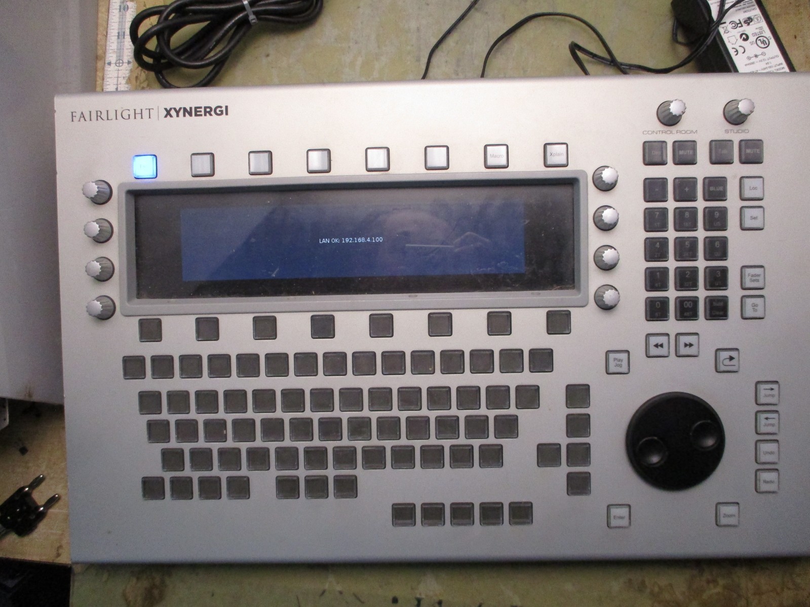 fairlight xynergi video/audio editing controller surface keyboard [5*N-12]