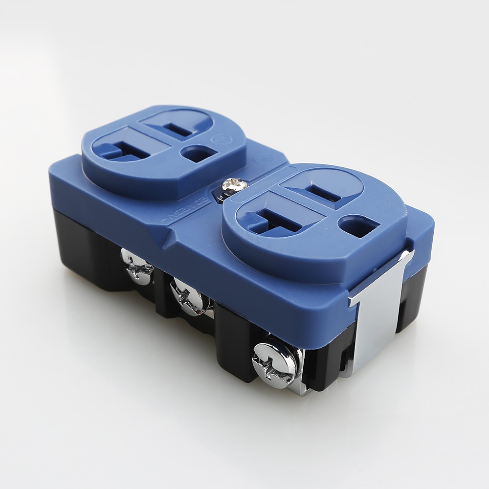 US Duplex Position Receptacles AC Wall Outlet Power Distributor Socket DIY