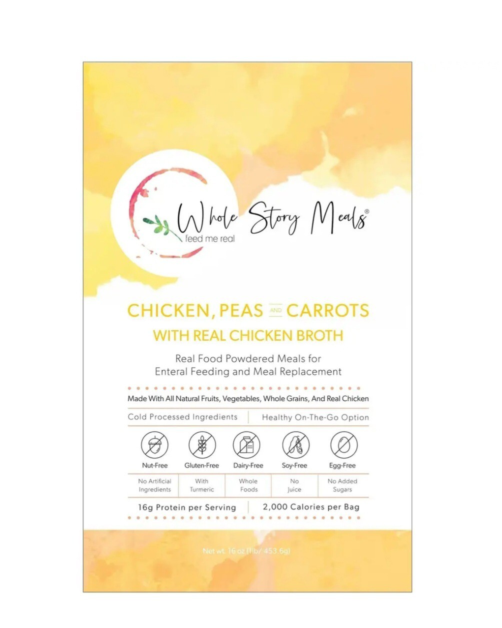 Whole Story Meals Meal Replacement Chicken Enteral Powder Exp 2029