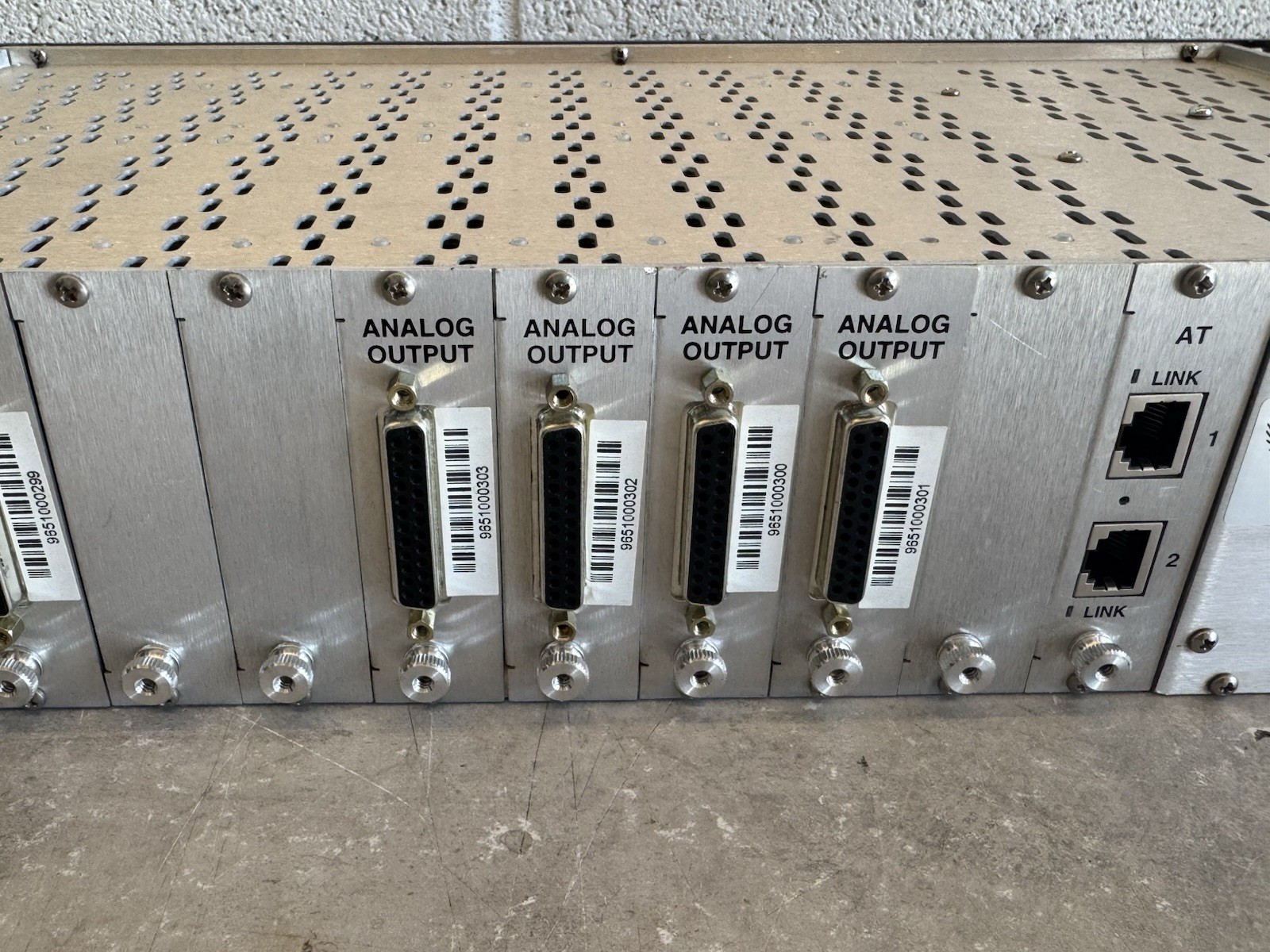 Wheatstone E Series Satellite Cage with Analog Input + Logic I/O Cards