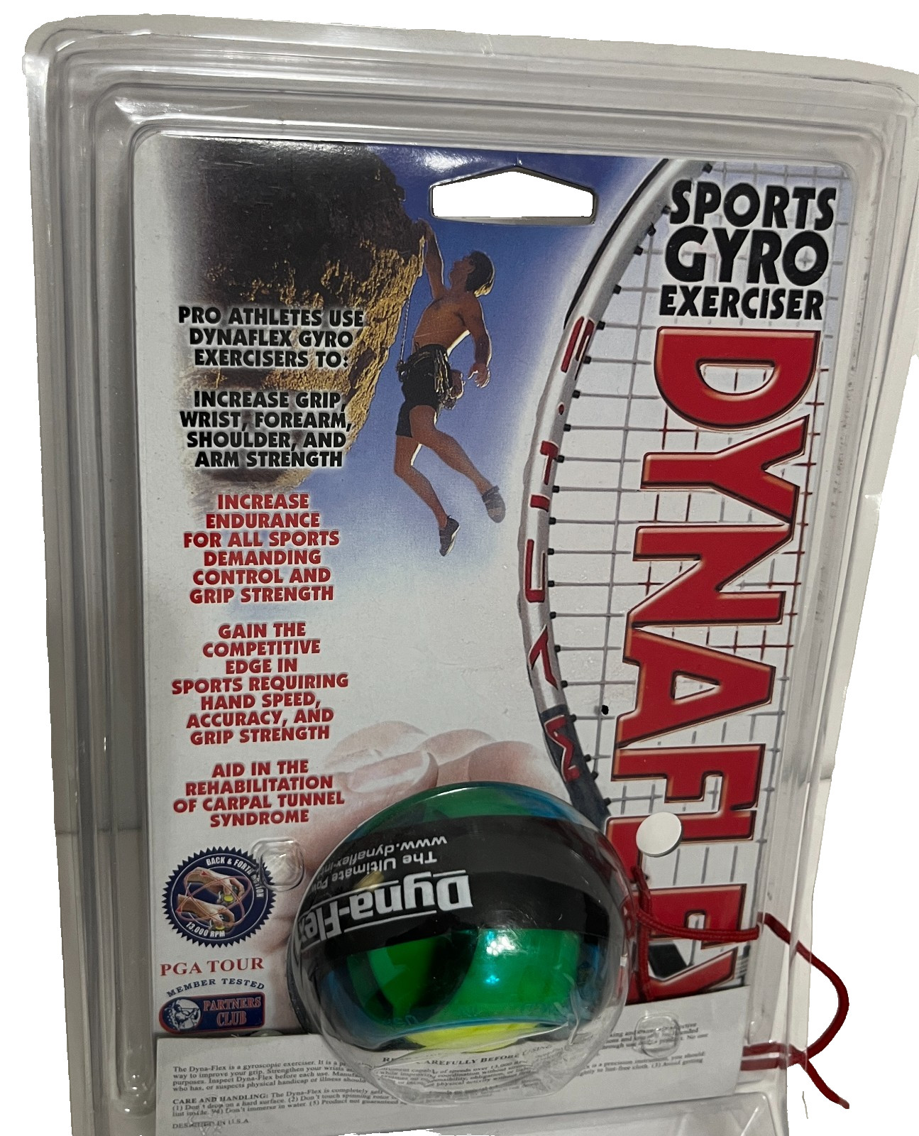DYNAFLEX Pro Sports Gyro Wrist Exerciser PGA Tour Old Stock UNUSED
