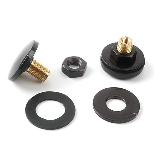 Truck Cap Window/Door 2 Large Buttons #51454 Complete with Washers and Nut